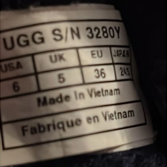 Ugg Blue Winter Boots Size 6 - Picture 7 of 7